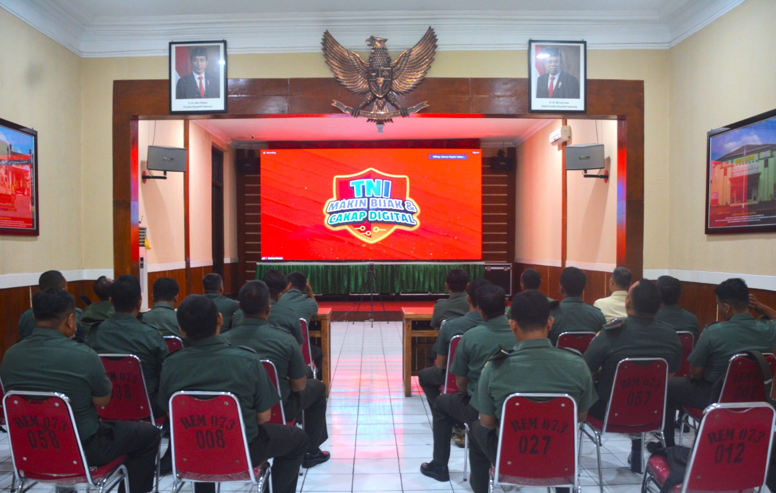 Tak Ingin Ketinggalan, Prajurit Korem 073/Makutarama Ikuti Literasi Digital Lanjutan